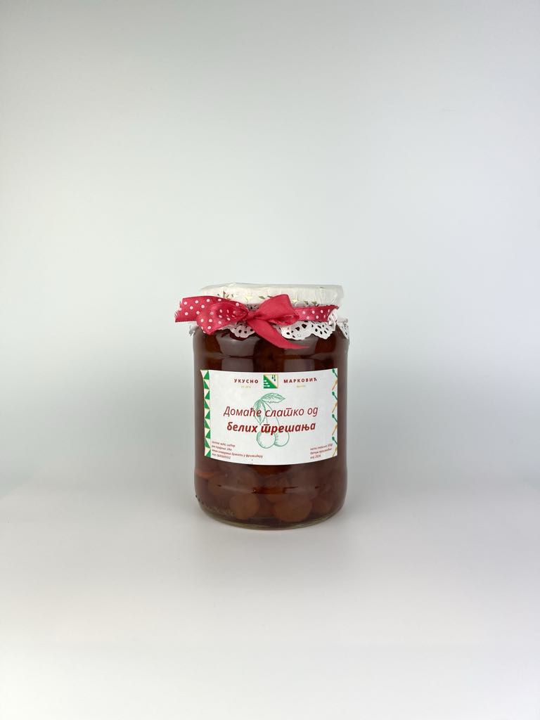 Domaće slatko od belih trešanja (720ml)